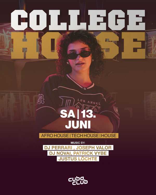 Eventposter College House Terrasse Sunset Session am 13.06.2026